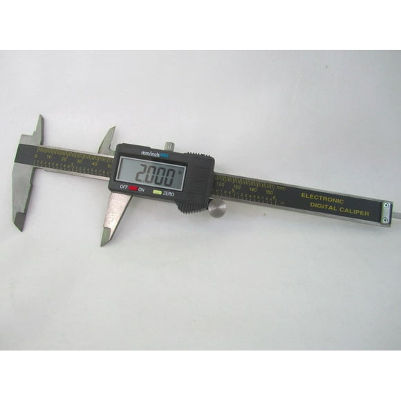 BINGFANG-W Measuring Tool Vernier Caliper Steel 615mm LCD Digital Electronic Carbon Fiber Caliper Gauge Micrometer Digital Caliper Ruler Color : Silver Type 1 